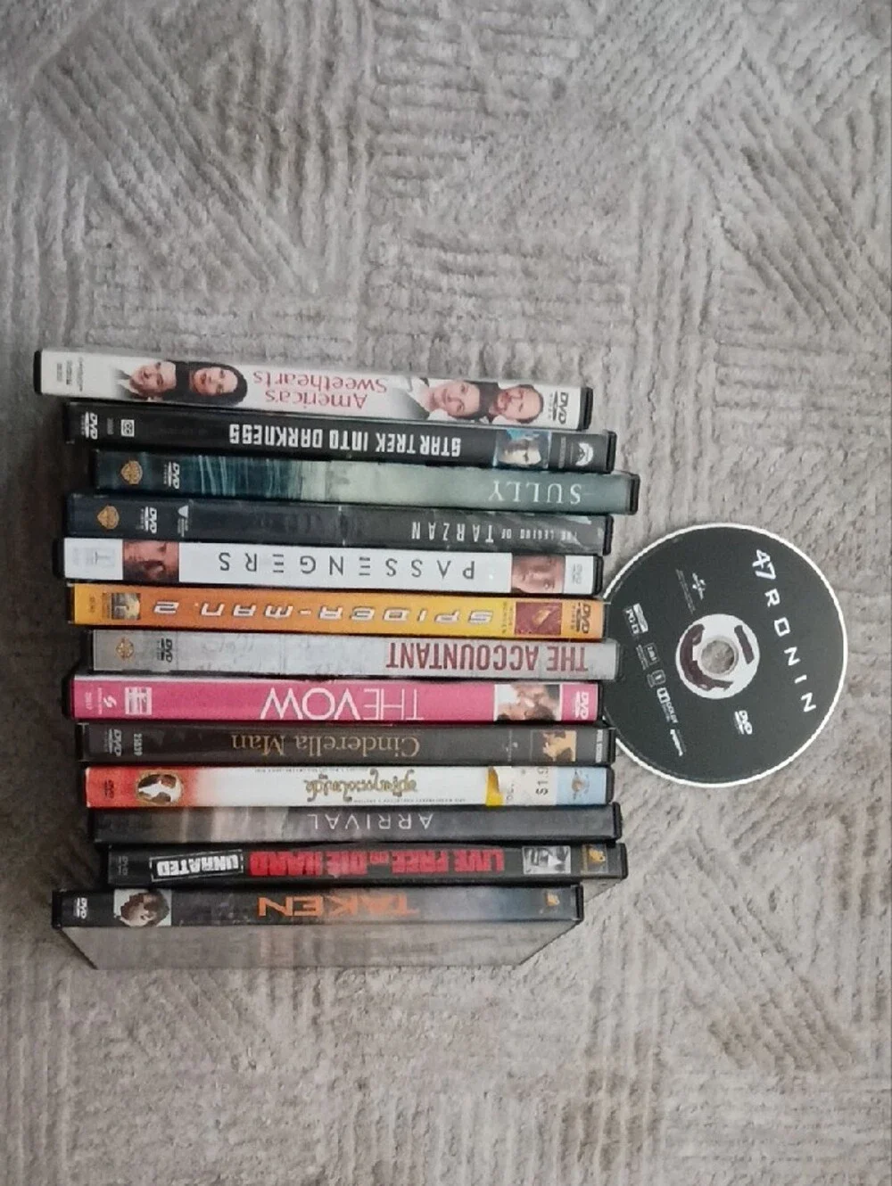 Movies: Taken, Live Free Or Die Hard, Arrival, The Princess Bride, Cinderella M